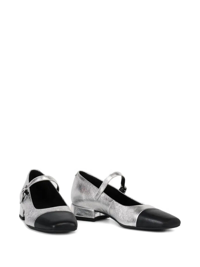 VAGABOND  25mm Debbi metallic-leather pumps