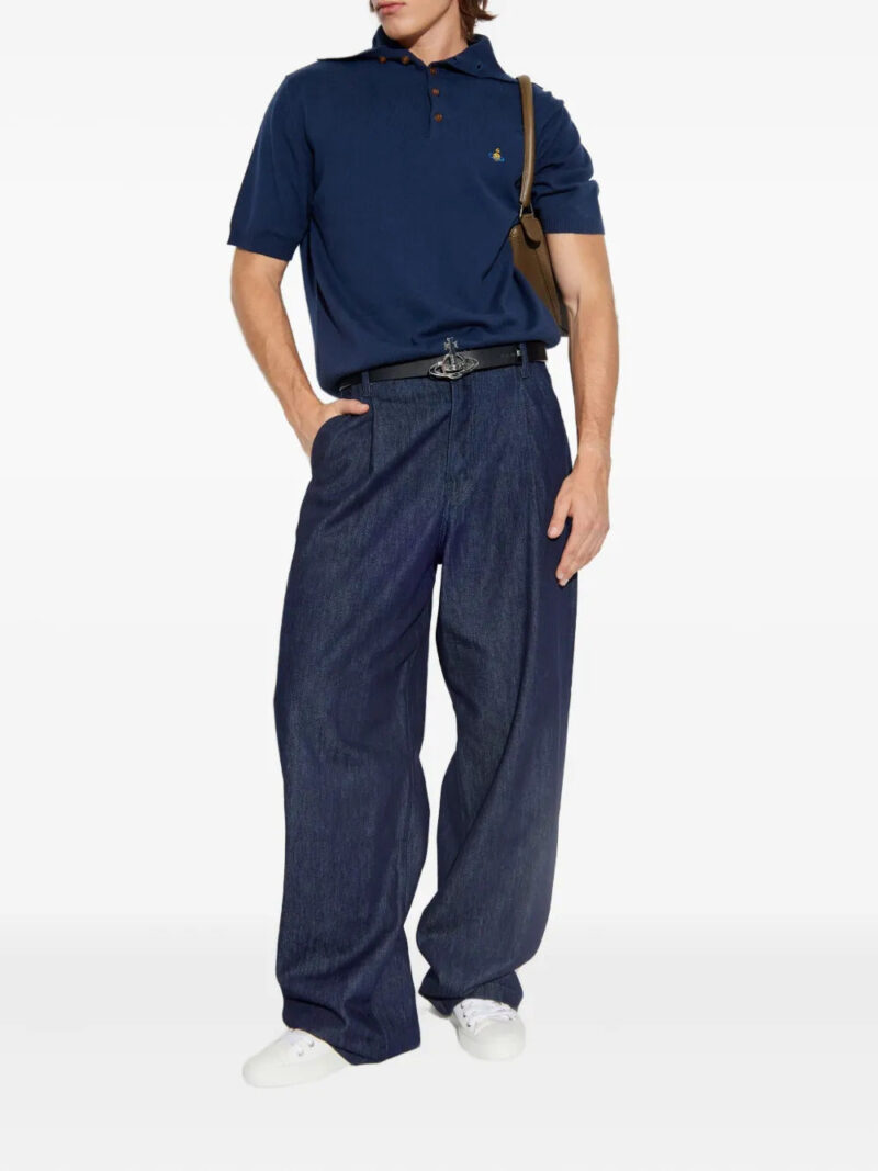 Vivienne Westwood  orb-embroidered polo shirt
