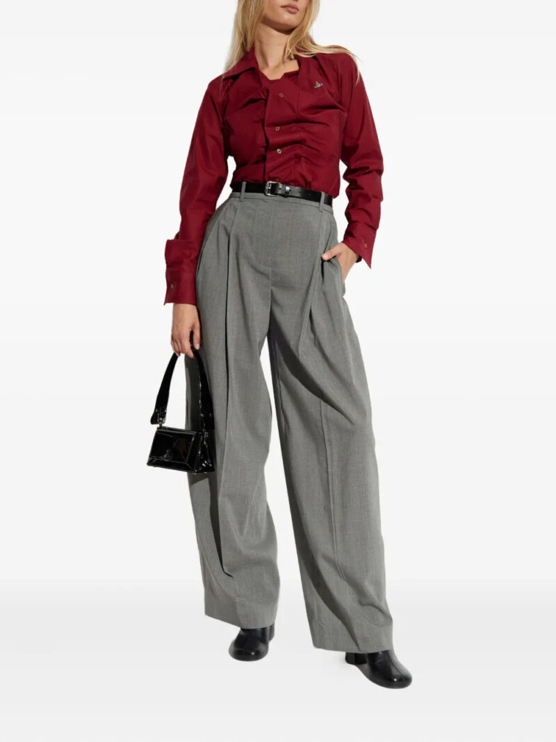Vivienne Westwood  buttoned gathered shirt
