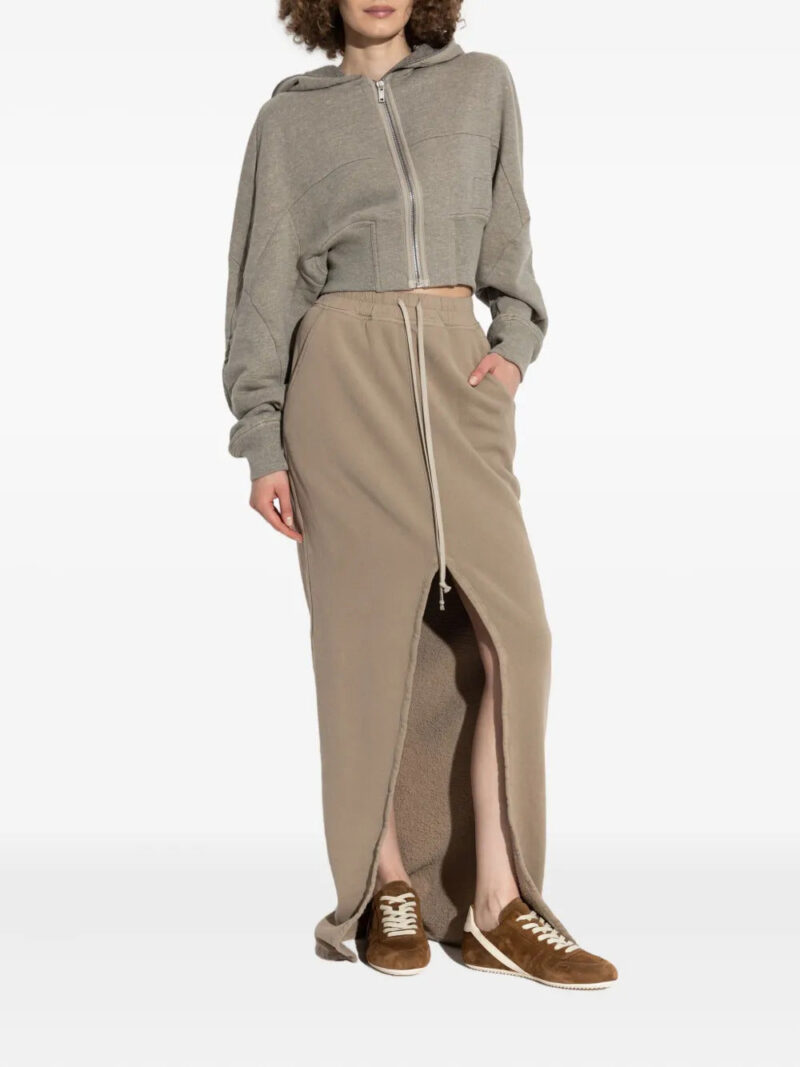 Rick Owens DRKSHDW  drawstring-waist cotton skirt
