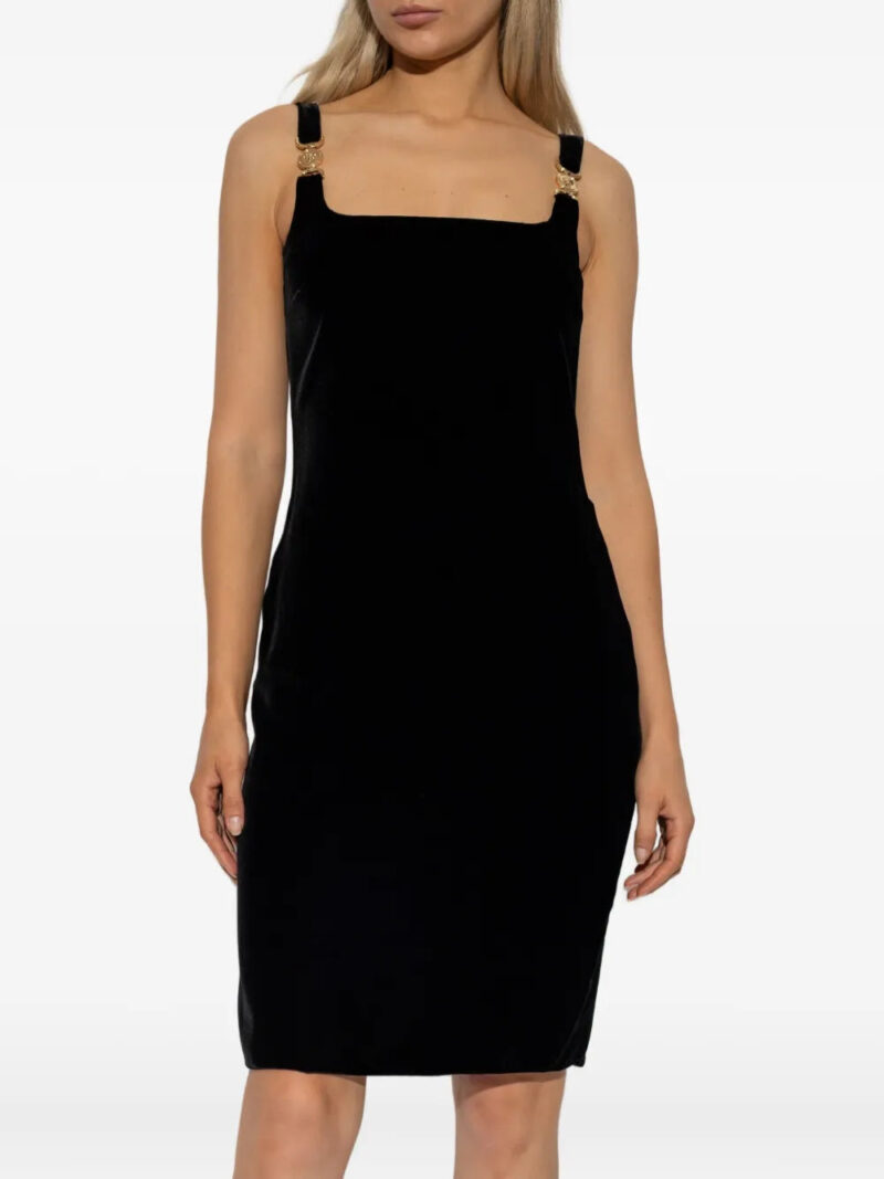 Versace Medusa-embellishment mini dress