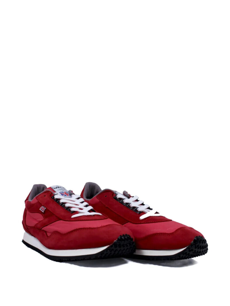 walsh suede-panel sneakers