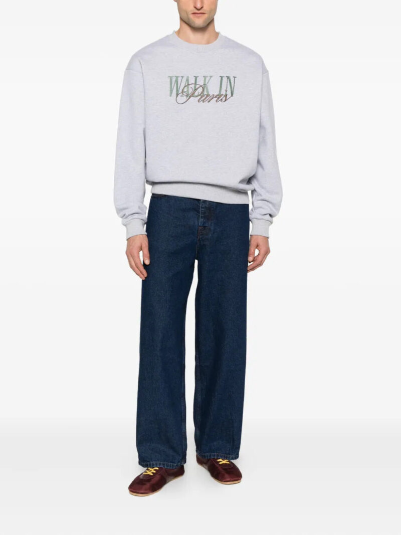 WALK IN PARIS  logo-embroidered sweatshirt