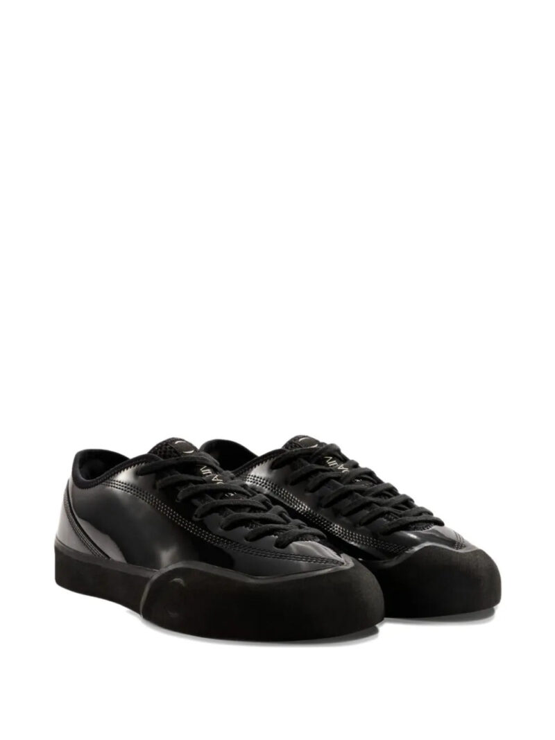 Village PM  gloss lace-up trainers