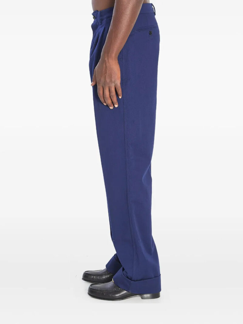Valentino Garavani  pleat cotton trousers