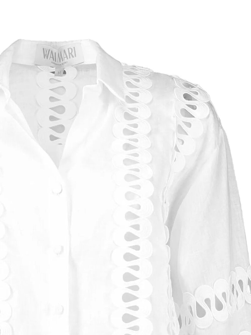 Waimari  Soluna scalloped shirt