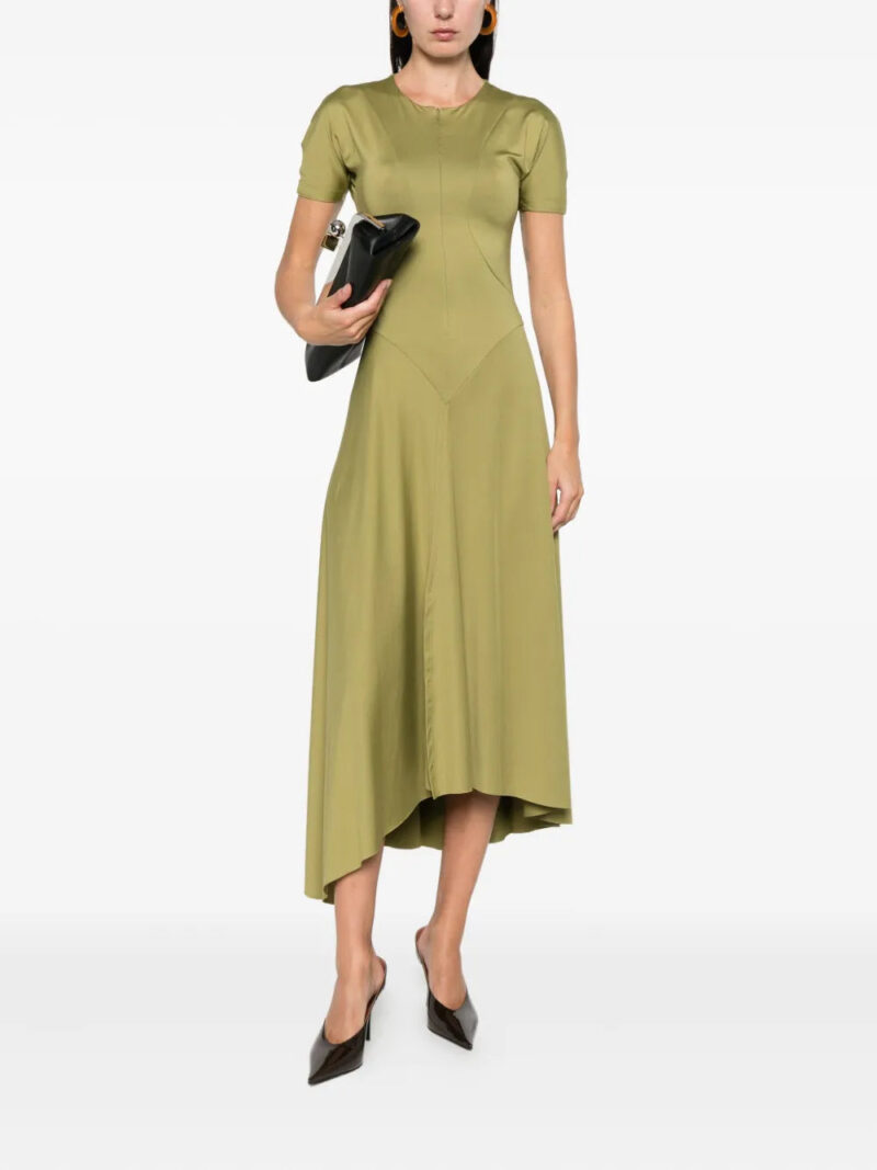 Victoria Beckham zip midi dress