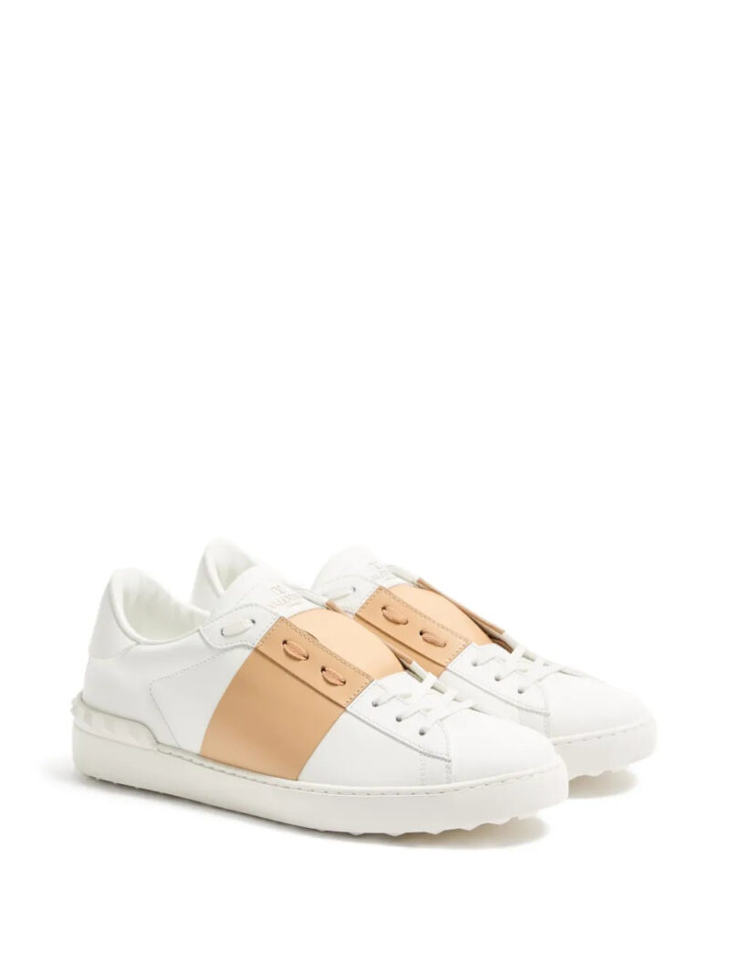 Valentino Garavani  Open stud-detail sneakers