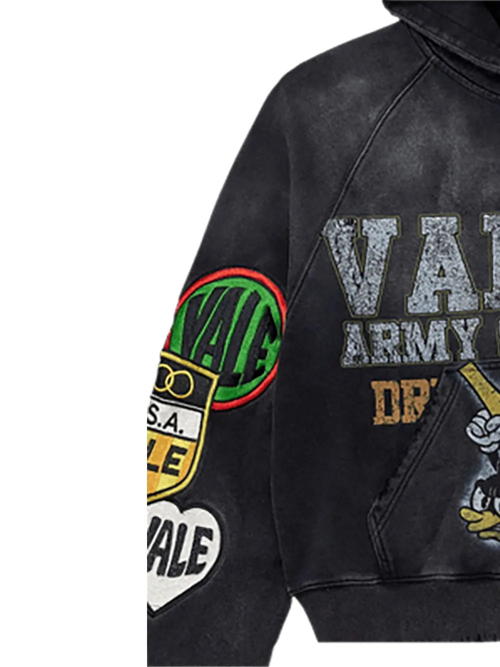 Vale Army zip-up hoodie - Image 2