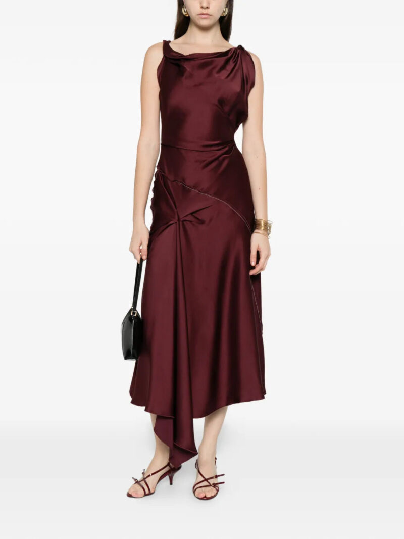 Victoria Beckham draped asymmetric dress