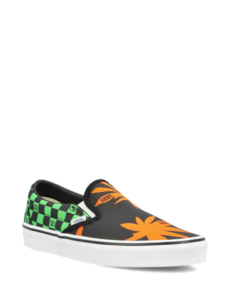 Valentino Garavani  x Vans Classic checkered palm sneakers