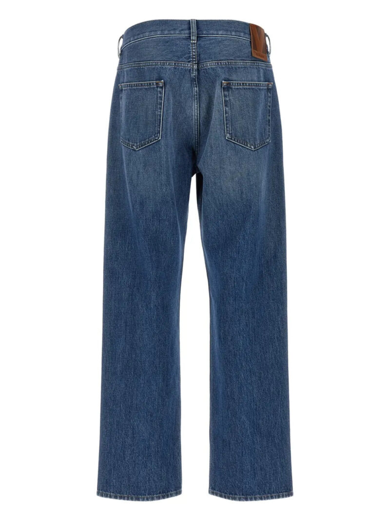 Valentino Garavani button-fastening five-pocket jeans