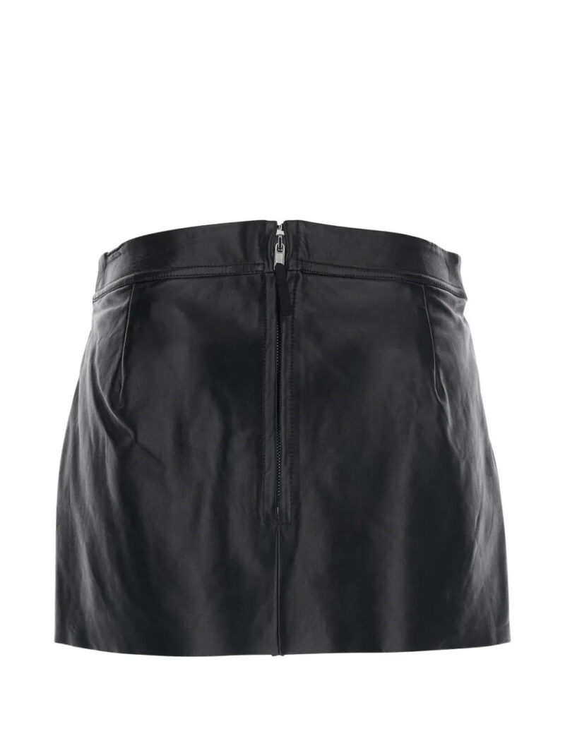 Rick Owens Fog rear-zip mini skirt