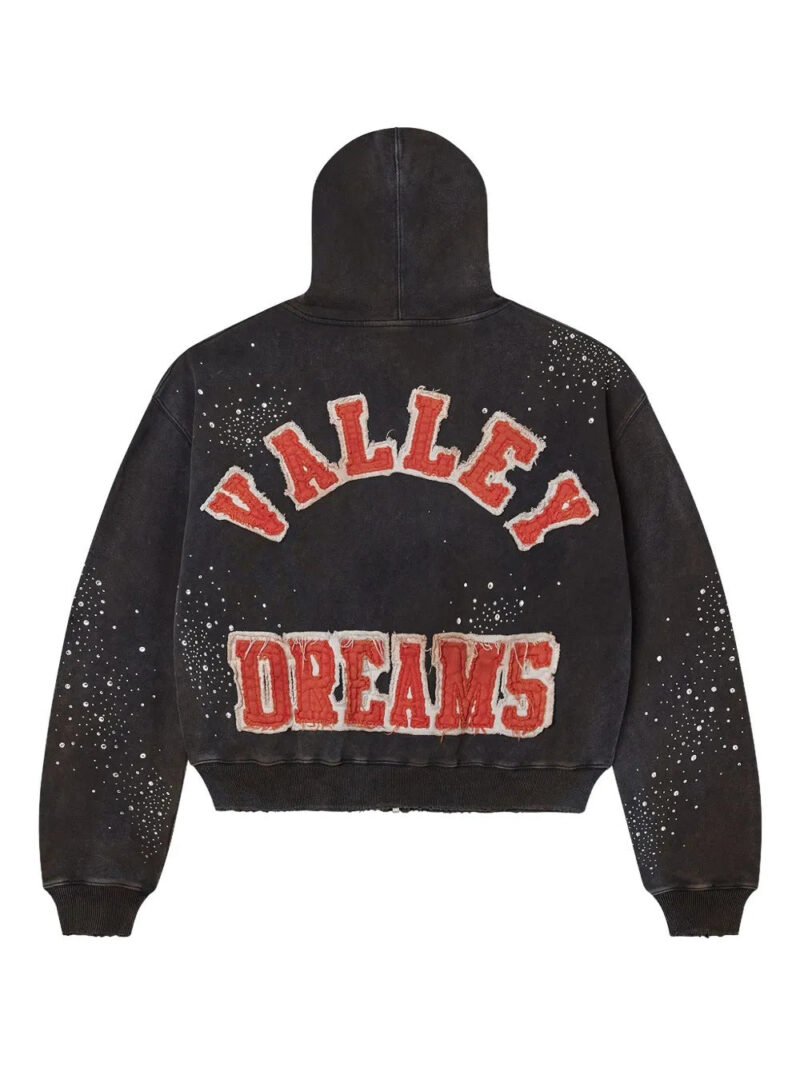 Vale  Pluto clustered zip-up hoodie