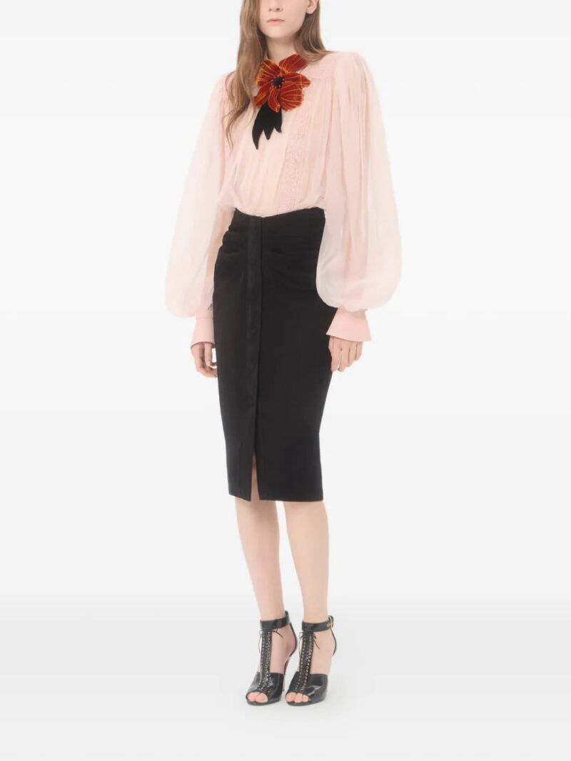 Valentino Garavani  Suede Skirt