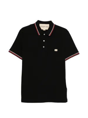 Valentino Garavani  logo-detail cotton polo shirt