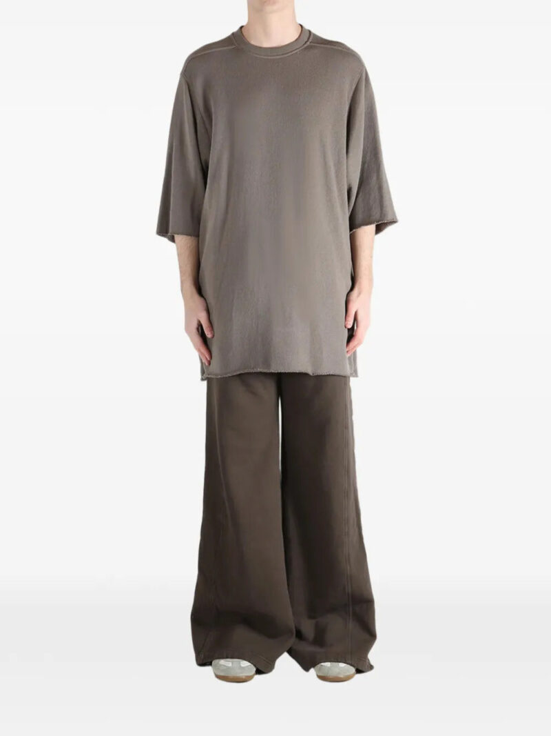 Rick Owens  raw-hem oversized T-shirt