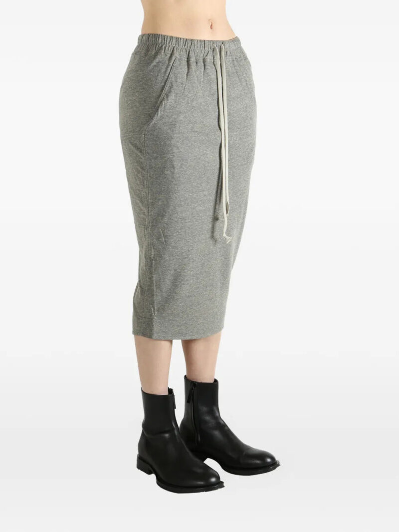 Rick Owens DRKSHDW  drawstring-fastening midi skirt