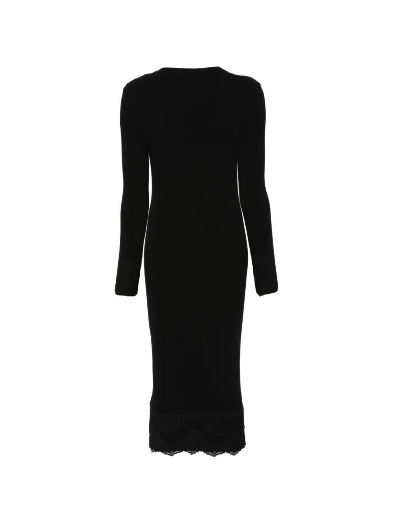 Valentino Garavani  lace-trim midi dress  $3,500