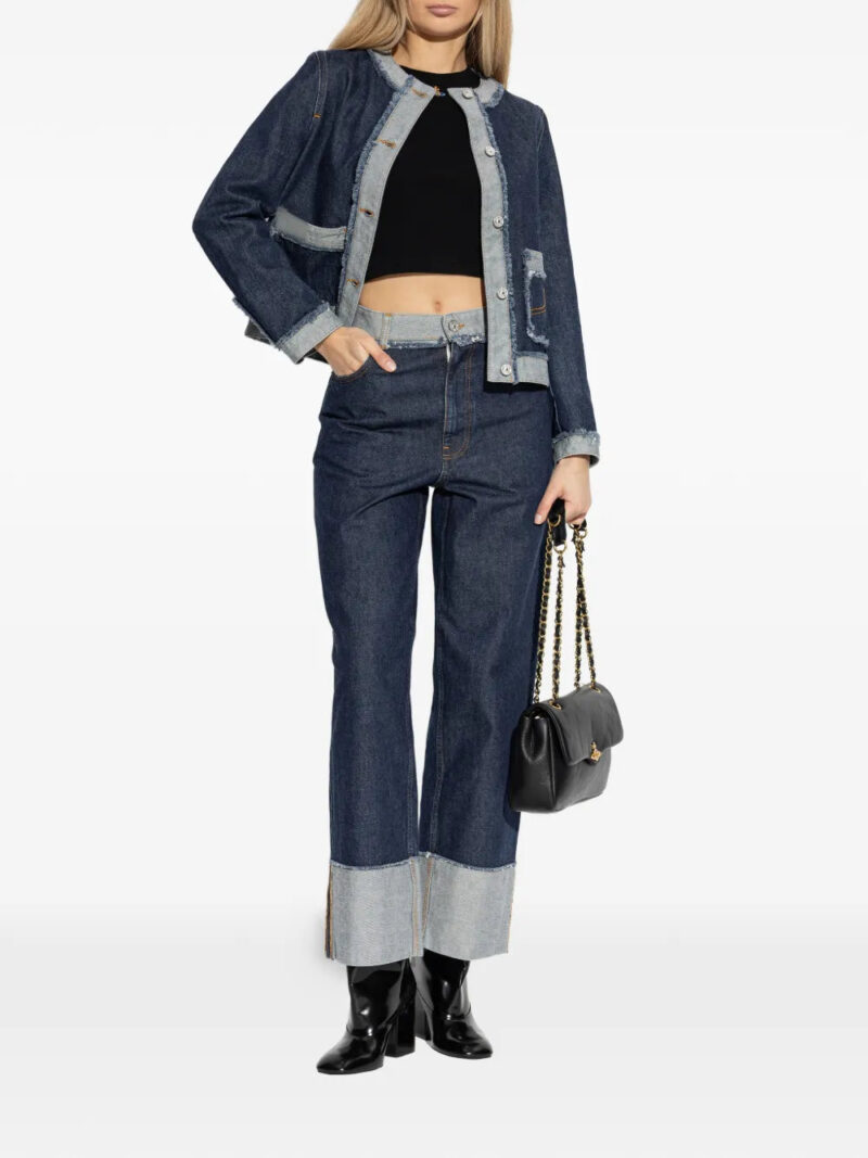 Vivienne Westwood  orb-embroidered crop T-shirt