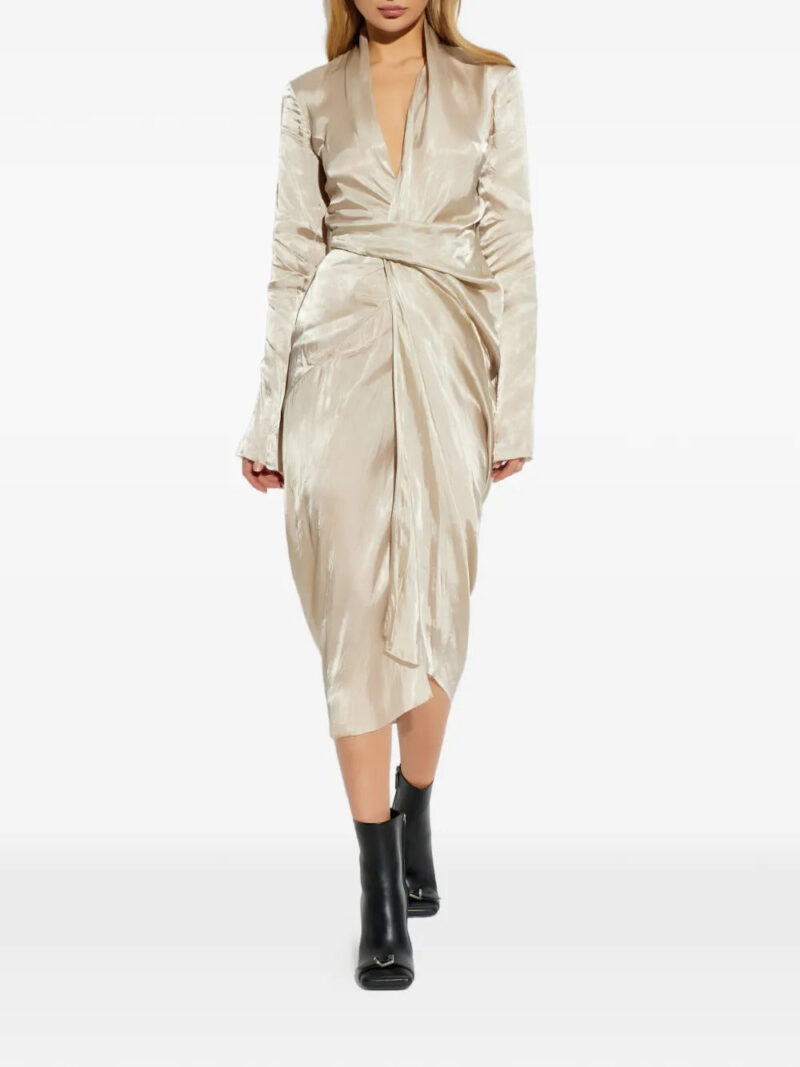 Rick Owens tie-waist dress