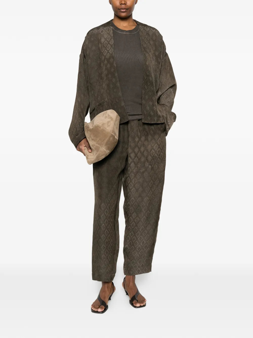 Uma Wang diamond-pattern jacket - Image 4