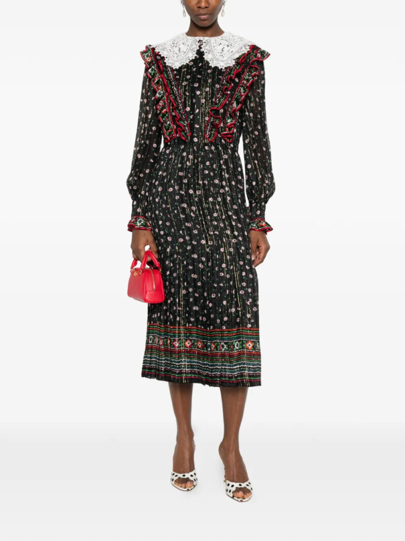 Valentino Garavani floral-print midi dress