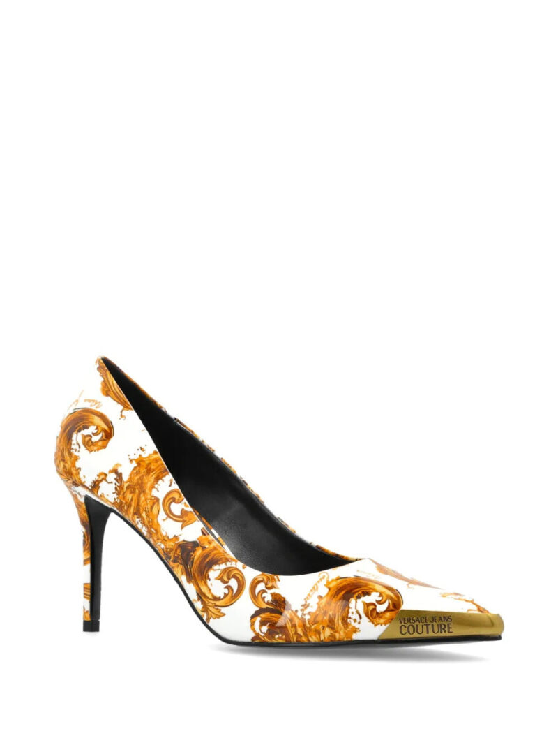 Versace Jeans Couture printed pumps