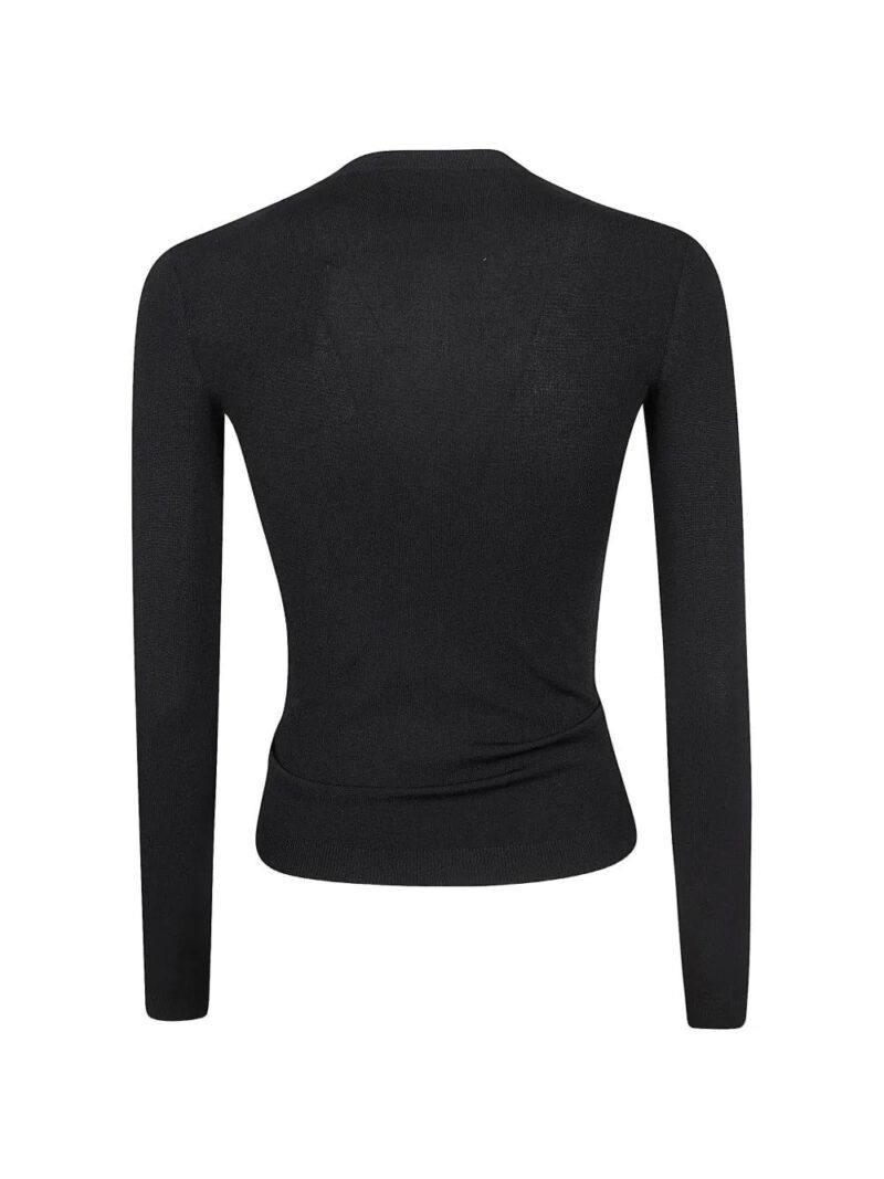 Valentino Garavani bow-detail gathered top