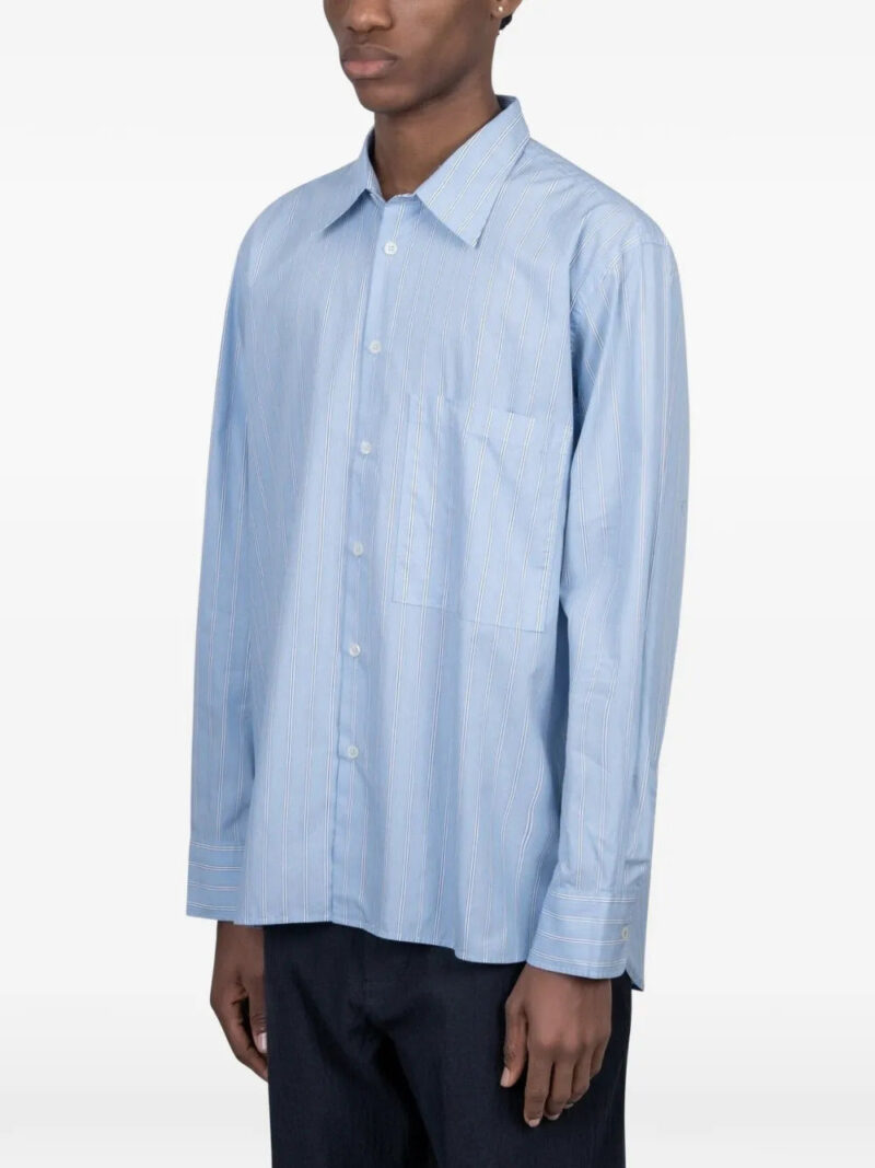 Universal Works square-pocket striped shirt