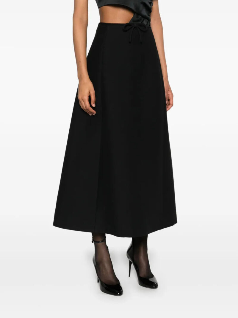 Valentino Garavani bow-detailed midi skirt