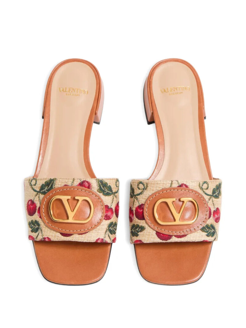 Valentino Garavani VLogo Signature Cherryfic-motif sandals
