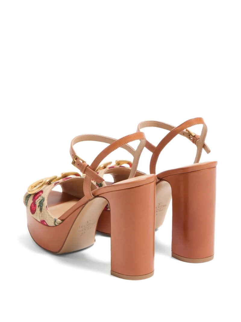 Valentino Garavani 115mm VLogo Signature Cherryfic sandals