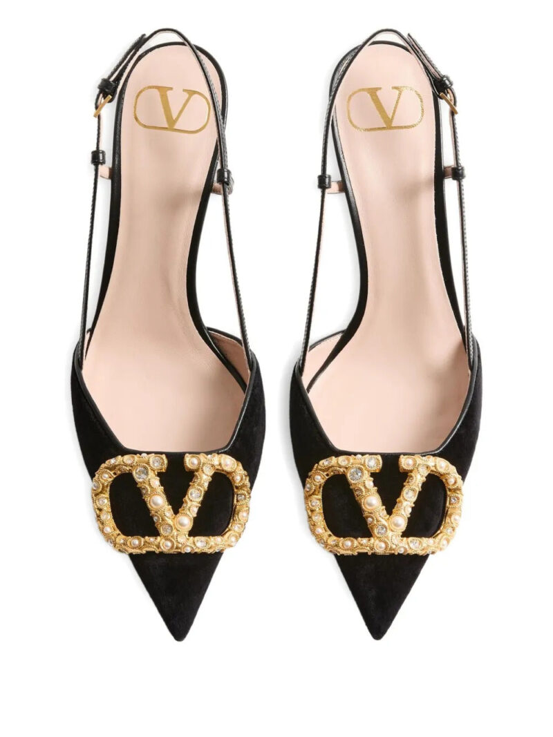 Valentino Garavani  vlogo signature slingback pumps