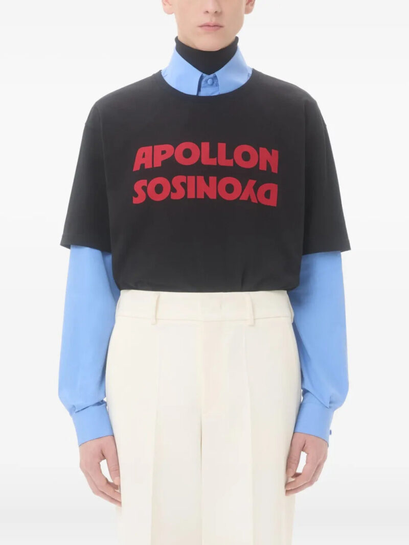 Valentino Garavani  text-print cotton T-shirt