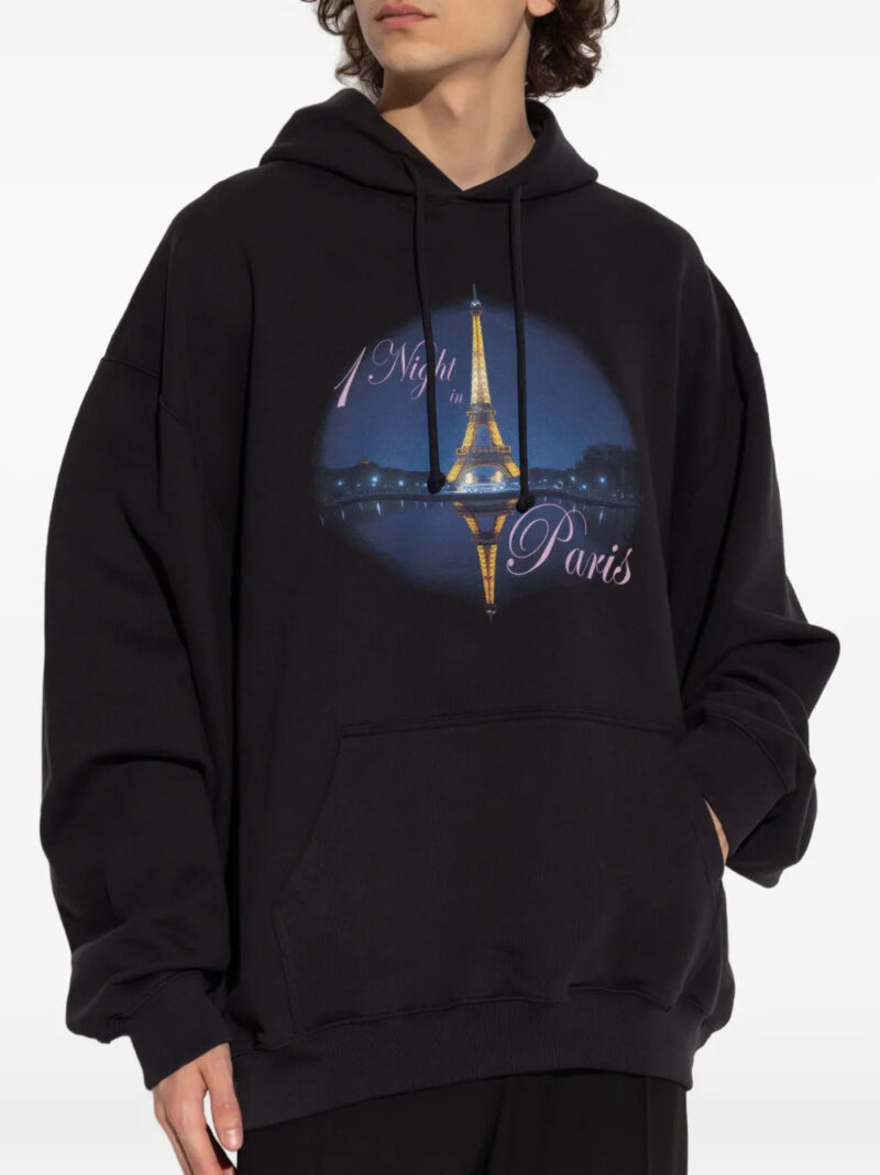 VETEMENTS  Night In Paris-print hoodie