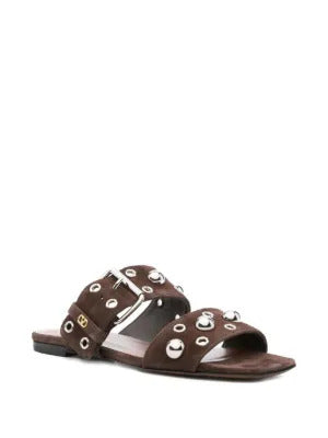 Valentino Garavani studded buckle flats