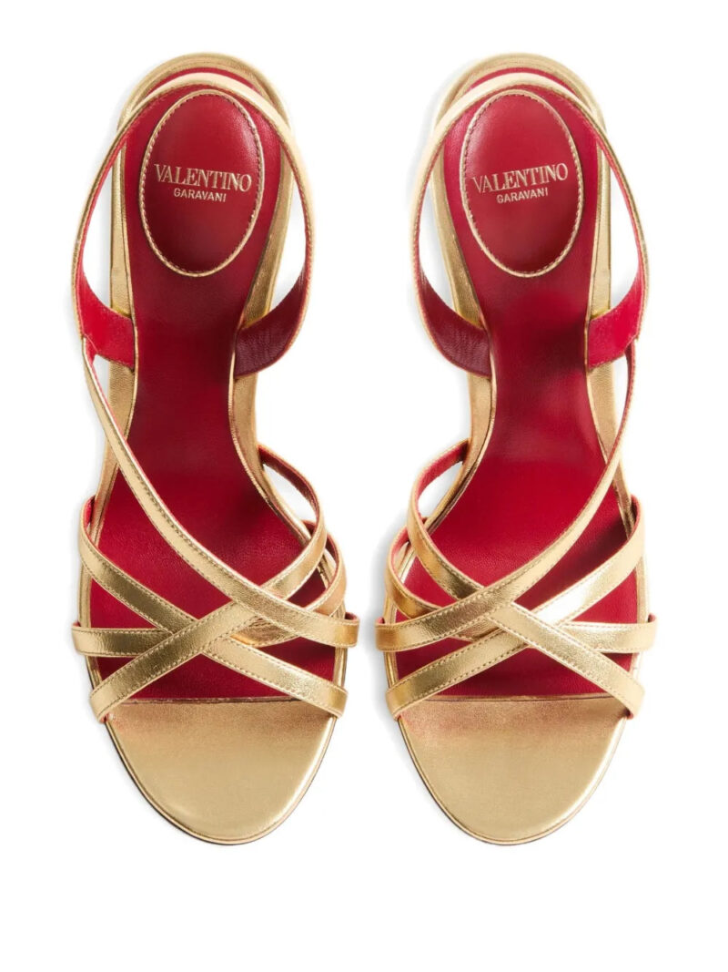 Valentino Garavani  105mm Fetishique cross-strap sandals