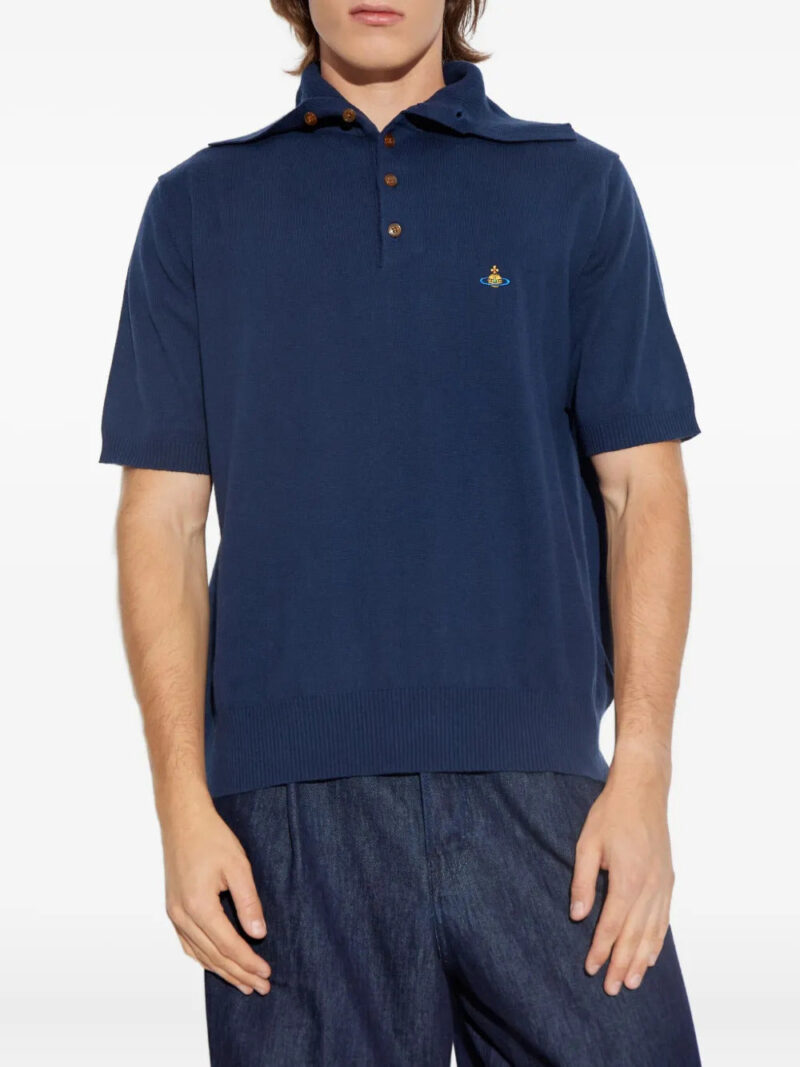 Vivienne Westwood  orb-embroidered polo shirt