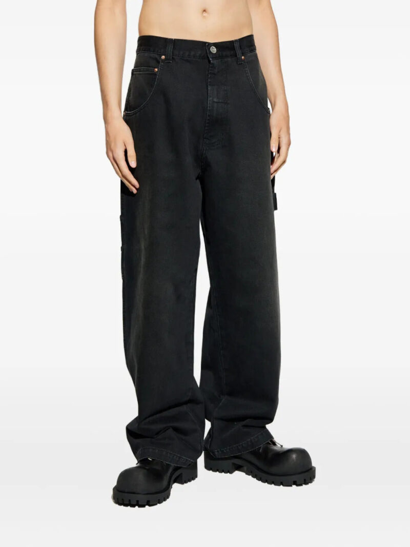 VETEMENTS  logo-patch cargo jeans