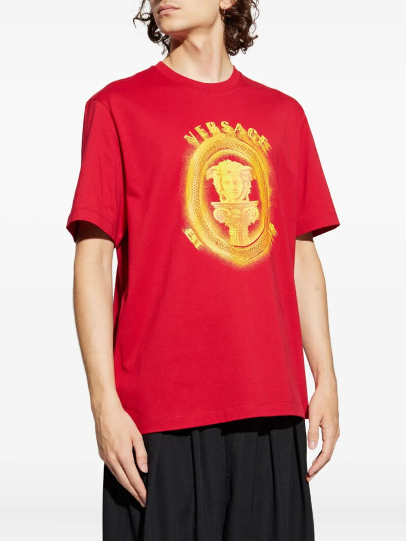 Versace  medusa-embellished T-shirt