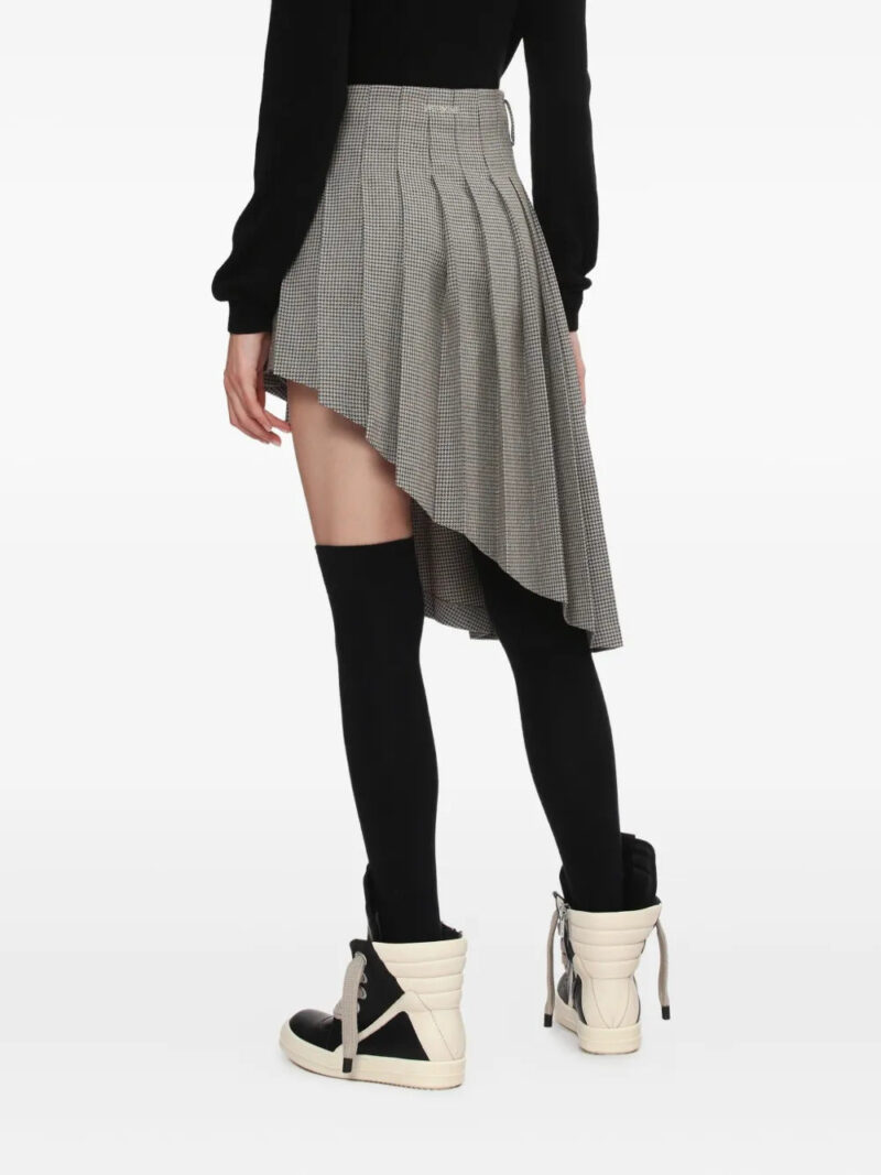We11done  pleated asymmetric skirt