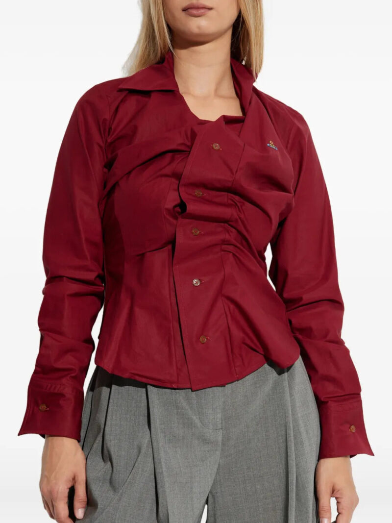 Vivienne Westwood  buttoned gathered shirt