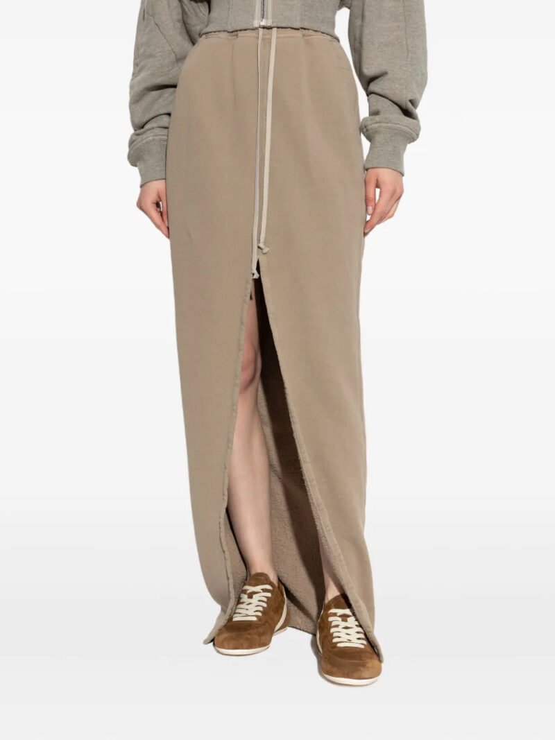 Rick Owens DRKSHDW  drawstring-waist cotton skirt