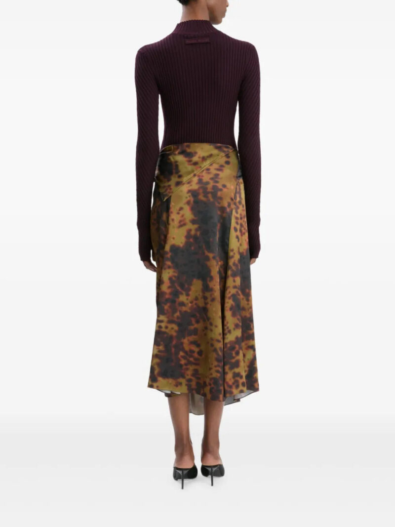 Victoria Beckham  rouleau-print skirt