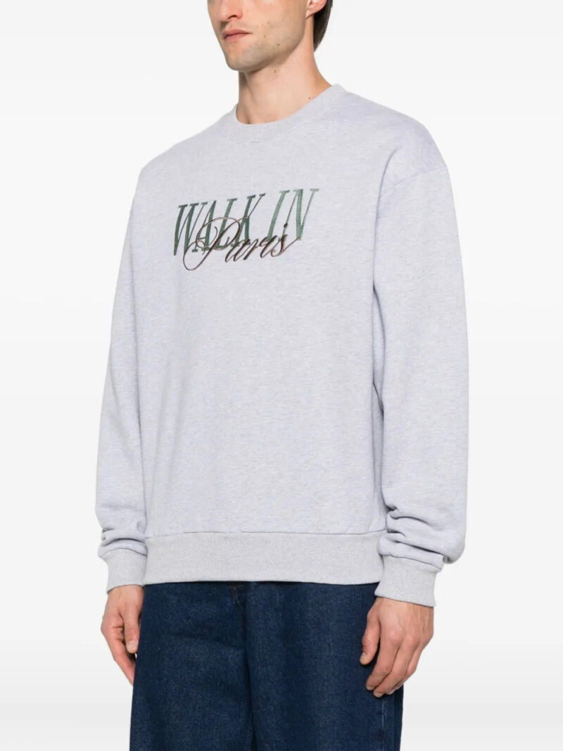 WALK IN PARIS  logo-embroidered sweatshirt