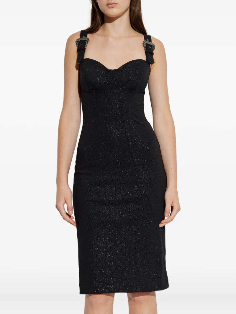 Versace Jeans Couture buckle-strap midi dress