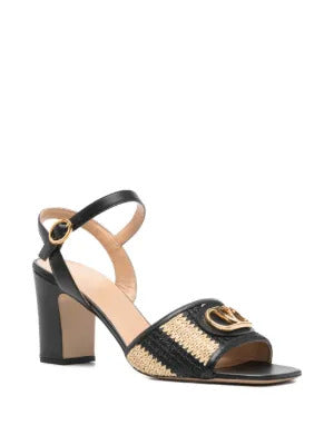 Valentino Garavani  VLogo raffia sandals