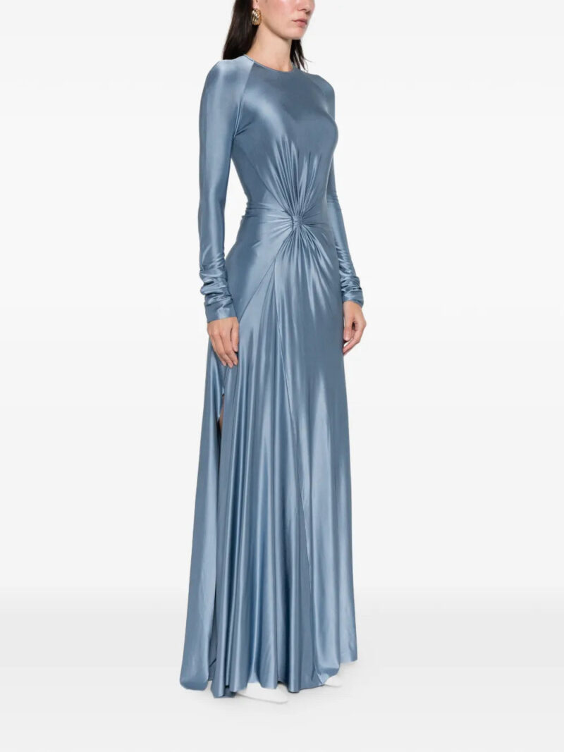 Victoria Beckham  long-sleeve twist-detail maxi dress