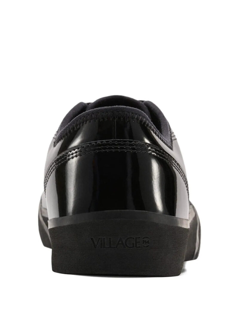 Village PM  gloss lace-up trainers